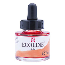 White Smoke Ecoline Liquid Watercolour Ink, 30ml - 237 -  Deep Orange Ink