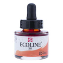 White Smoke Ecoline Liquid Watercolour Ink, 30ml - 311 -  Vermilion Ink