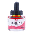 White Smoke Ecoline Liquid Watercolour Ink, 30ml - 318 -  Carmine Ink
