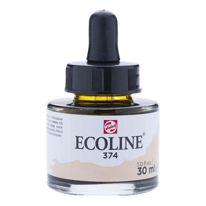 White Smoke Ecoline Liquid Watercolour Ink, 30ml - 374 -  Pink Beige Ink