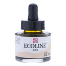 White Smoke Ecoline Liquid Watercolour Ink, 30ml - 374 -  Pink Beige Ink