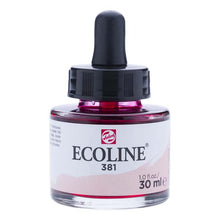 White Smoke Ecoline Liquid Watercolour Ink, 30ml - 381 -  Pastel Red Ink