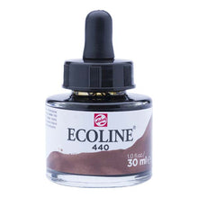 White Smoke Ecoline Liquid Watercolour Ink, 30ml - 440 -  Sepia Deep Ink