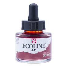 White Smoke Ecoline Liquid Watercolour Ink, 30ml - 441 -  Mahogany Ink