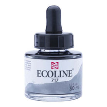 White Smoke Ecoline Liquid Watercolour Ink, 30ml - 717 -  Cold Grey Ink