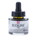 White Smoke Ecoline Liquid Watercolour Ink, 30ml - 718 -  Warm Grey Ink