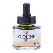White Smoke Ecoline Liquid Watercolour Ink, 30ml - 801 -  Gold Ink
