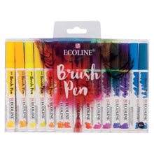 White Smoke Ecoline Brush Pen, Set of 30 Pens and Markers