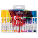 White Smoke Ecoline Brush Pen, Set of 30 Pens and Markers
