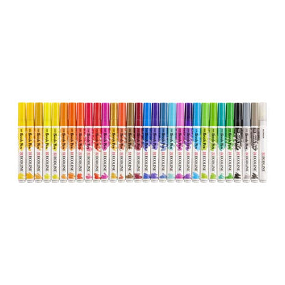 Light Gray Ecoline Brush Pen, Set of 30 Pens and Markers
