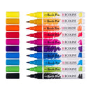 White Smoke Ecoline Brush Pen, Set of 10, Primary Colours Pens and Markers