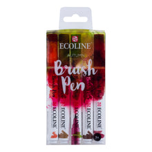 White Smoke Ecoline Brushpen Set 5pc - Autumn Pens and Markers