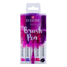 White Smoke Ecoline Brushpen Set 5pc - Violet Pens and Markers