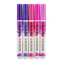 Misty Rose Ecoline Brushpen Set 5pc - Violet Pens and Markers
