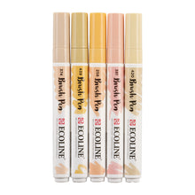 Light Gray Ecoline Brushpen Set 5pc - Beige Pink Pens and Markers