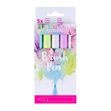 Lavender Ecoline Brushpen Set 5pc - Pastels, Pens and Markers
