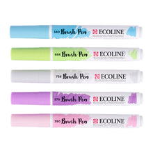 White Smoke Ecoline Brushpen Set 5pc - Pastels, Pens and Markers