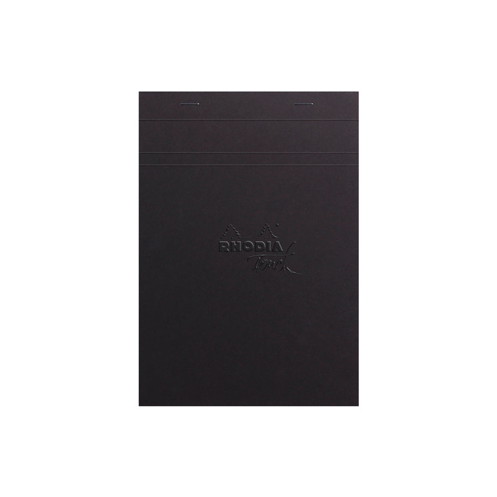 Dark Slate Gray Rhodia Touch White Maya Pad A5 Blank Pads