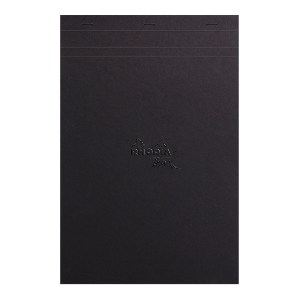 Dark Slate Gray Rhodia Touch White Maya Pad A4+ Blank Pads