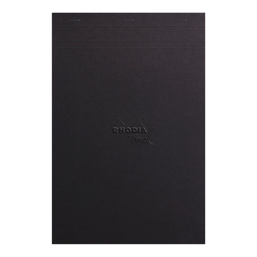 Dark Slate Gray Rhodia Touch White Maya Pad A4+ Cross 'n' Dot Ruling Pads