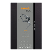 Light Slate Gray Rhodia Touch Grey Maya Pad A4+ Cross 'n' Dot Ruling Pads