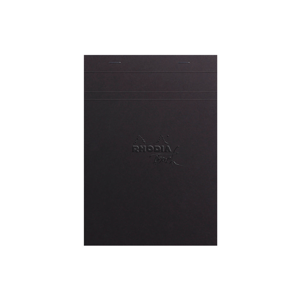 Dark Slate Gray Rhodia Touch Black Maya Pad A5 Blank Pads