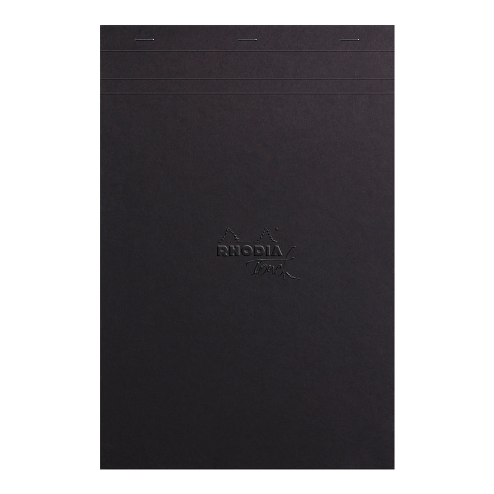 Dark Slate Gray Rhodia Touch Black Maya Pad A4+ Blank Pads