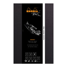 Black Rhodia Touch Black Maya Pad A4+ Blank Pads