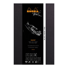 Black Rhodia Touch Black Maya Pad A4+ Cross Ruling Pads