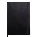 Black Rhodia Touch Bristol Sketchbook Softcover A4 Portrait Blank Pads
