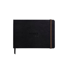 Black Rhodia Touch Calligrapher Book Hardcover A4 Portrait Blank Pads