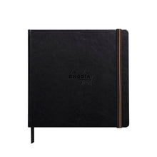 Black Rhodia Touch Carbon Book Hardcover 21 x 21 cm Blank Pads