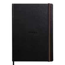 Black Rhodia Touch Carbon Book Hardcover A4 Portrait Blank Pads