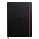 Black Rhodia Touch Carbon Book Hardcover A4 Portrait Blank Pads