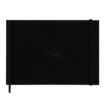 Black Rhodia Touch Watercolour Book (Hot Pressed Paper) A4 Landscape Pads