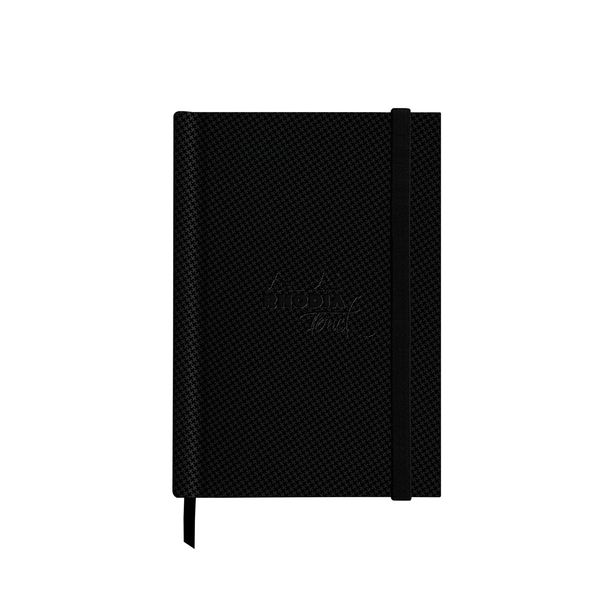 Black Rhodia Touch Watercolour Book (Hot Pressed Paper) A5 Portrait Pads