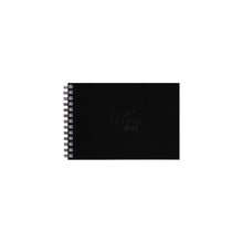 Black Rhodia Touch Wirebound Watercolour Book (Hot Pressed Paper) A6 Landscape Pads