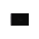 Black Rhodia Touch Wirebound Watercolour Book (Hot Pressed Paper) A6 Landscape Pads