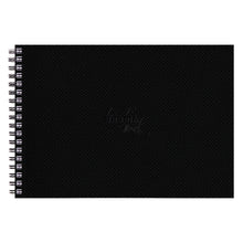 Black Rhodia Touch Wirebound Watercolour Book (Hot Pressed Paper) A4 Landscape Pads