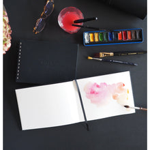 Dark Slate Gray Rhodia Touch Wirebound Watercolour Book (Hot Pressed Paper) A4 Landscape Pads