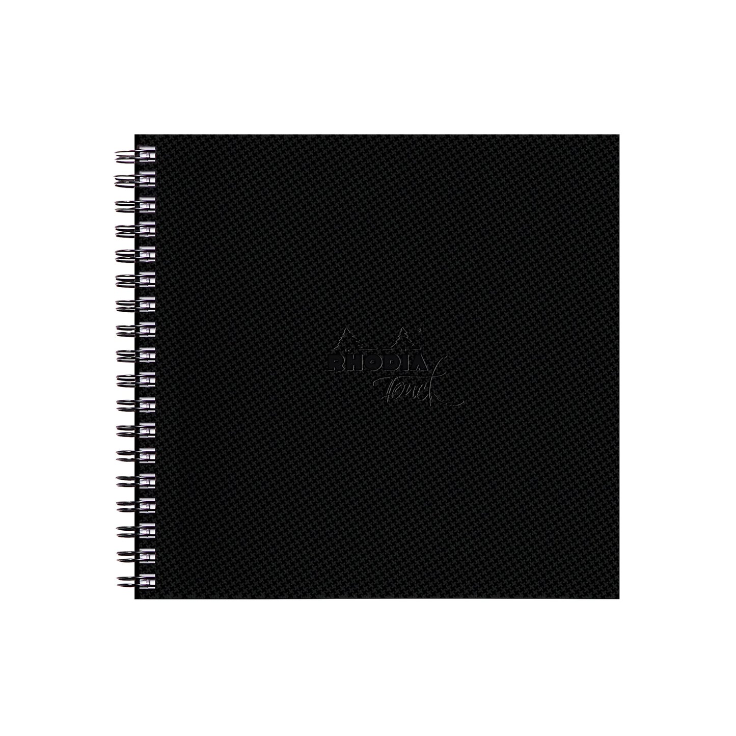 Black Rhodia Touch Wirebound Watercolour Book (Hot Pressed Paper) 21 x 21 cm Pads