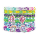 White Smoke Rainbow Loom Nebulous Stars Charm Bracelet Set Craft Kits