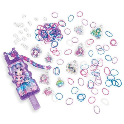 White Smoke Rainbow Loom Nebulous Stars Auto Loom Charm Set Craft Kits