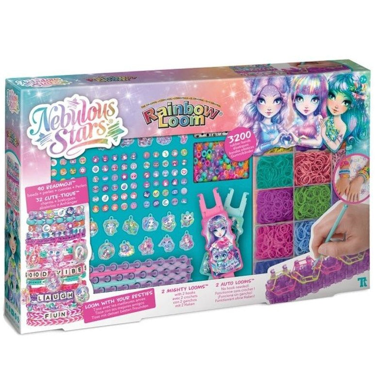 White Smoke Rainbow Loom Nebulous Stars Besties Forever Set Craft Kits