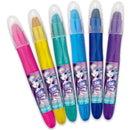 White Smoke Nebulous Stars Glitter Hair Chalk Pens Craft Kits