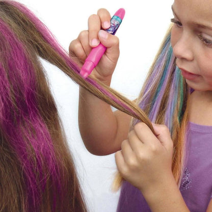 White Smoke Nebulous Stars Glitter Hair Chalk Pens Craft Kits