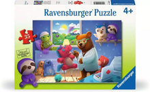Ravensburger 35-piece jigsaw puzzle box, animal hospital scene with cartoon characters