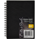 Black Eraldo di Paolo A6 Visual Diary 110gsm 60 Sheets Visual Diary