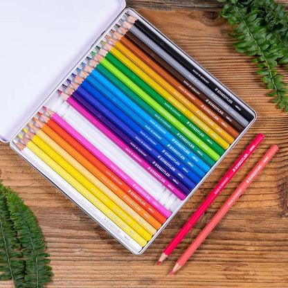 Lavender Staedtler Design Journey Watercolour Pencils, Assorted Colours, 24Pk Pencils