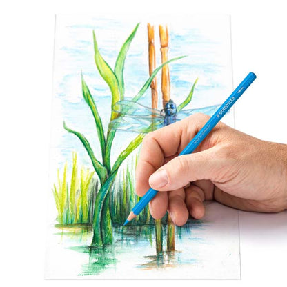 White Smoke Staedtler Design Journey Watercolour Pencils, Assorted Colours, 24Pk Pencils